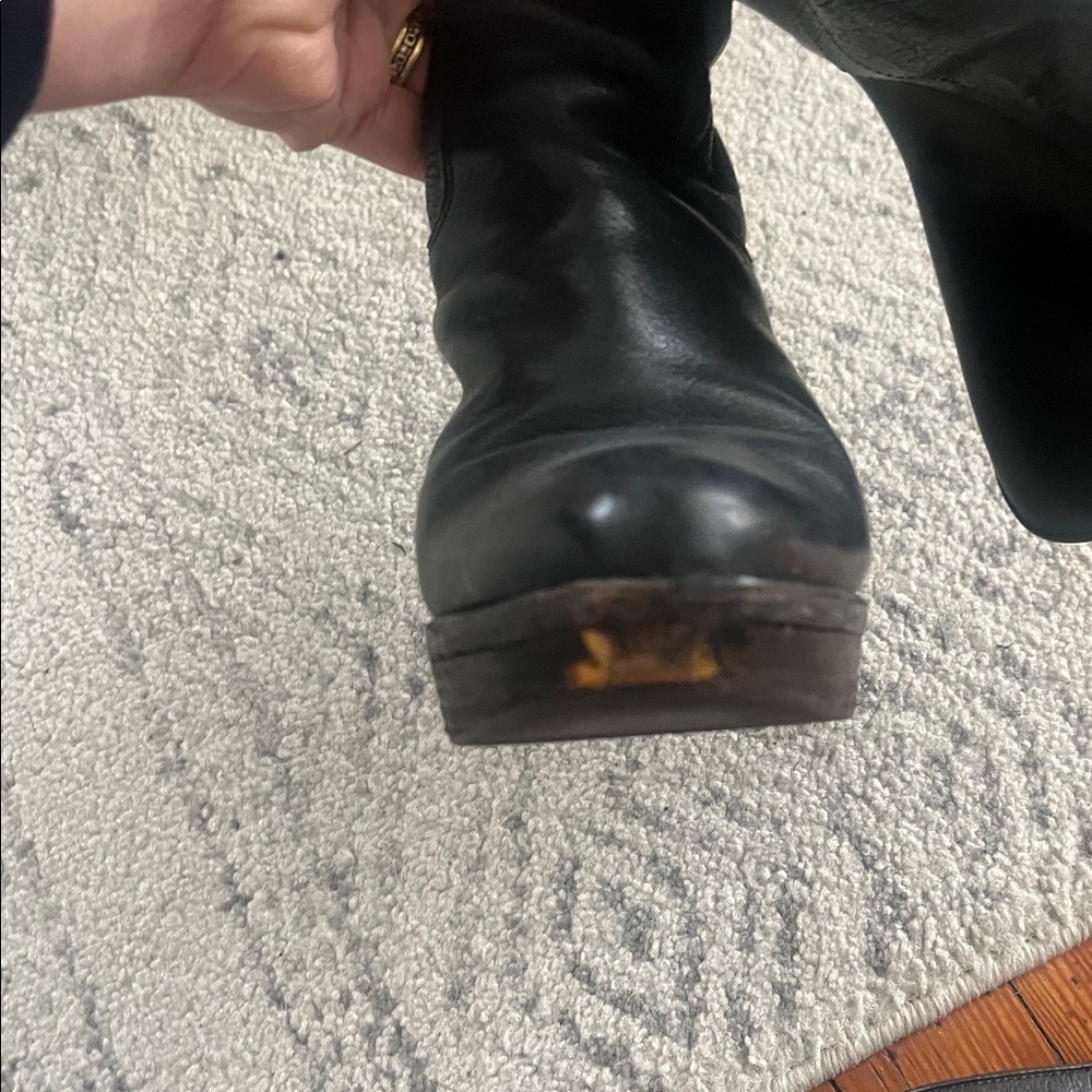 Frye Black Wedge Boots - Picture 4 of 8
